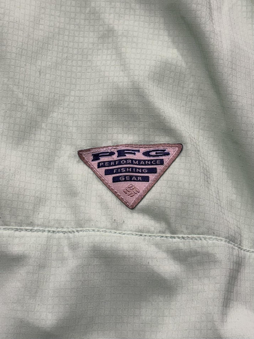 Columbia PFG Shirt Mens 2XL Green Short Sleeve Fishing Button Up Vented UPF 30+
