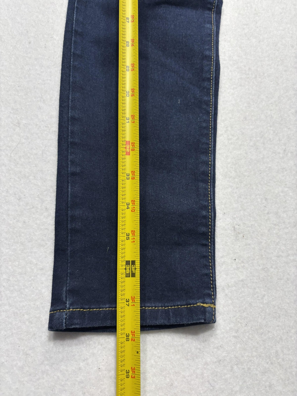 Michael Kors Izzy Skinny Jeans Womens 10 Blue Dark Wash Mid Rise Stretch 32x28