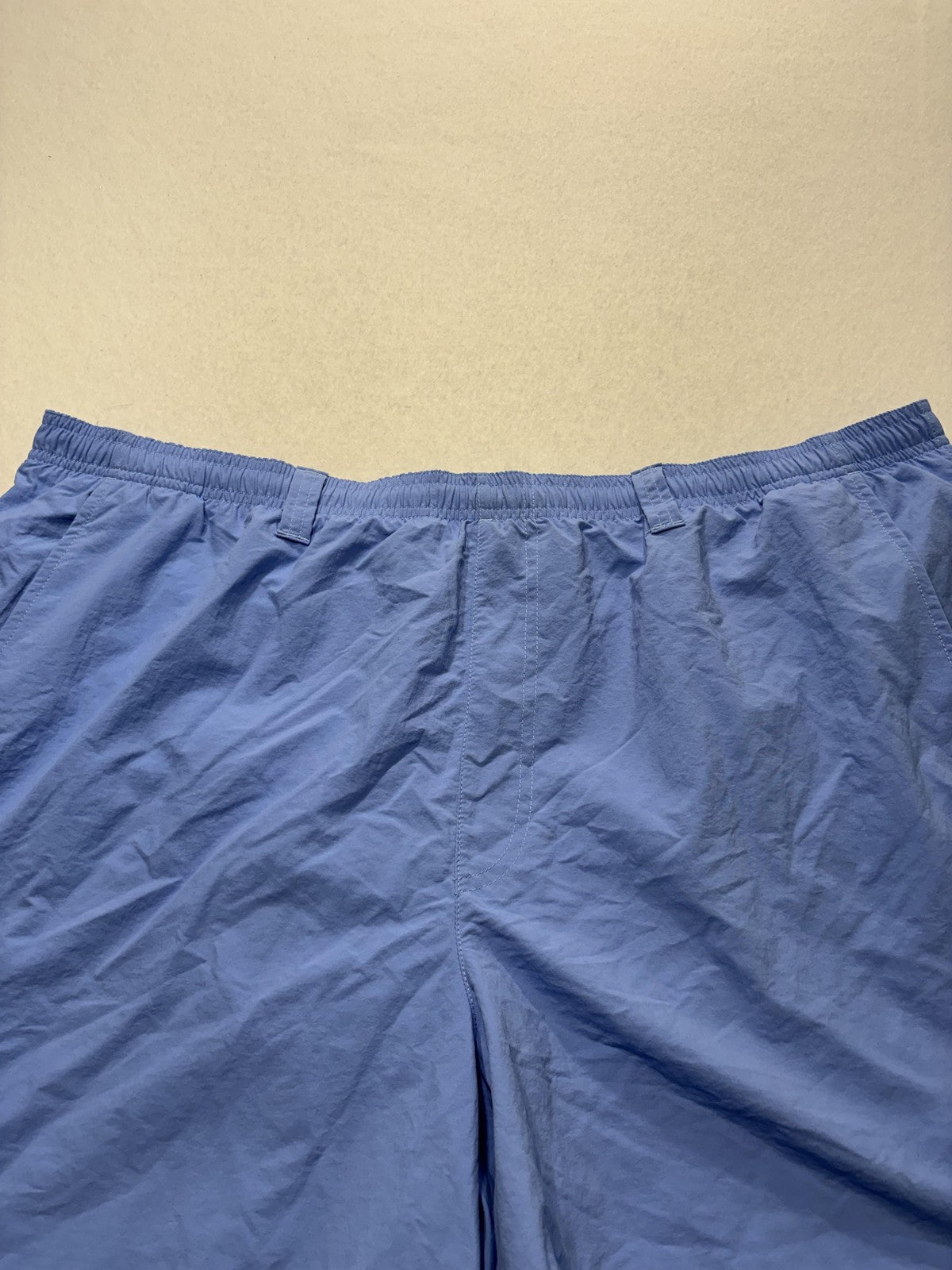Columbia PFG Omni-Shade Swim Shorts Mens 2XL Blue Fishing Quick Dry Mesh Lined