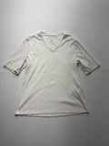 By Chico's Shirt Womens 1 White V Neck Short Sleeve Cotton Tee Basic Casual