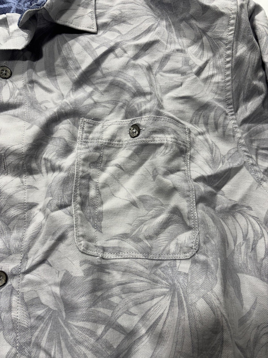 Tommy Bahama Shirt Mens 3XL Gray Canyon Beach Flannel Long Sleeve Button Up