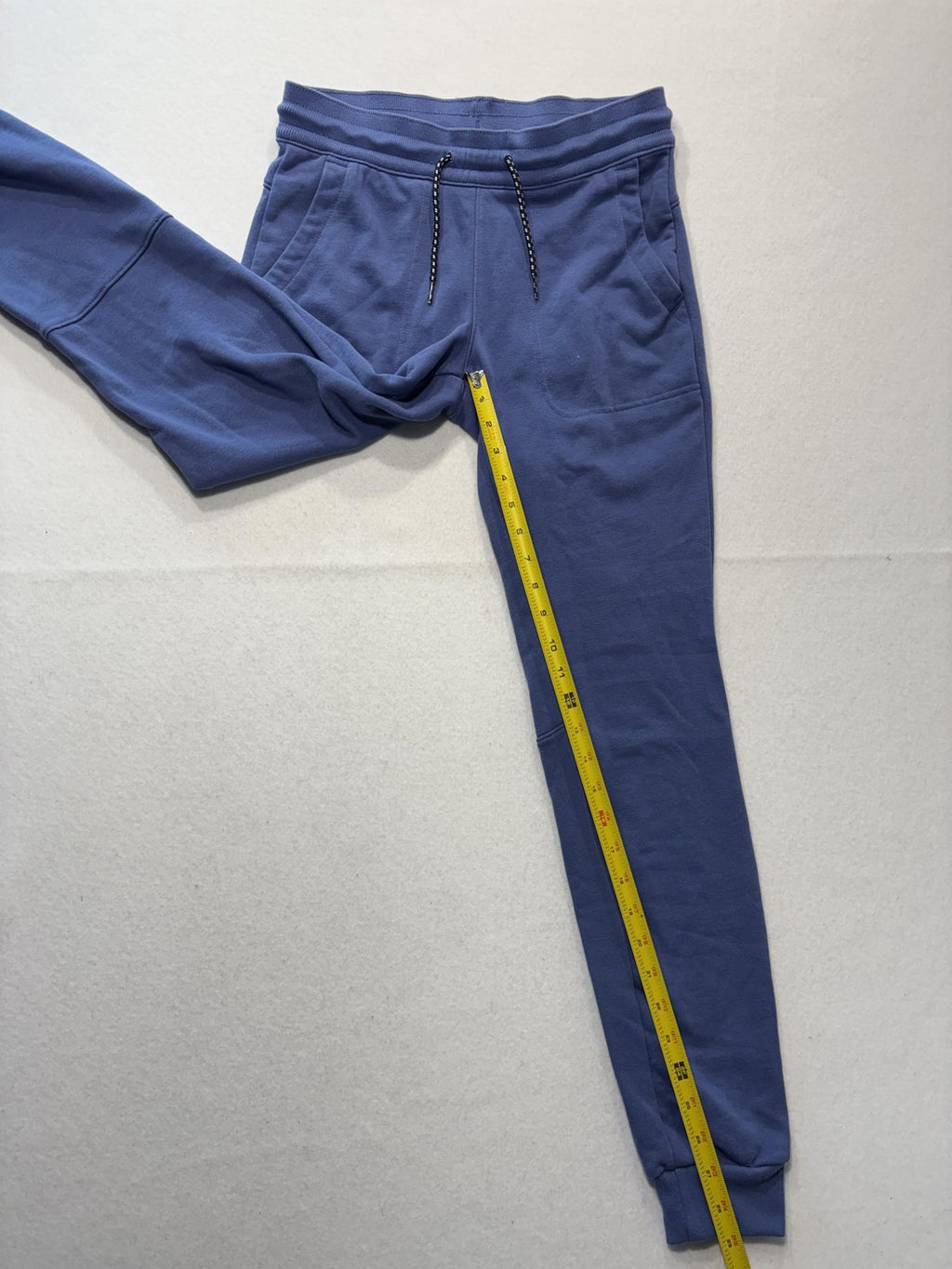 Columbia Jogger Pants Womens XS Blue Knit Elastic Waist Pocket Cuffed Lounge