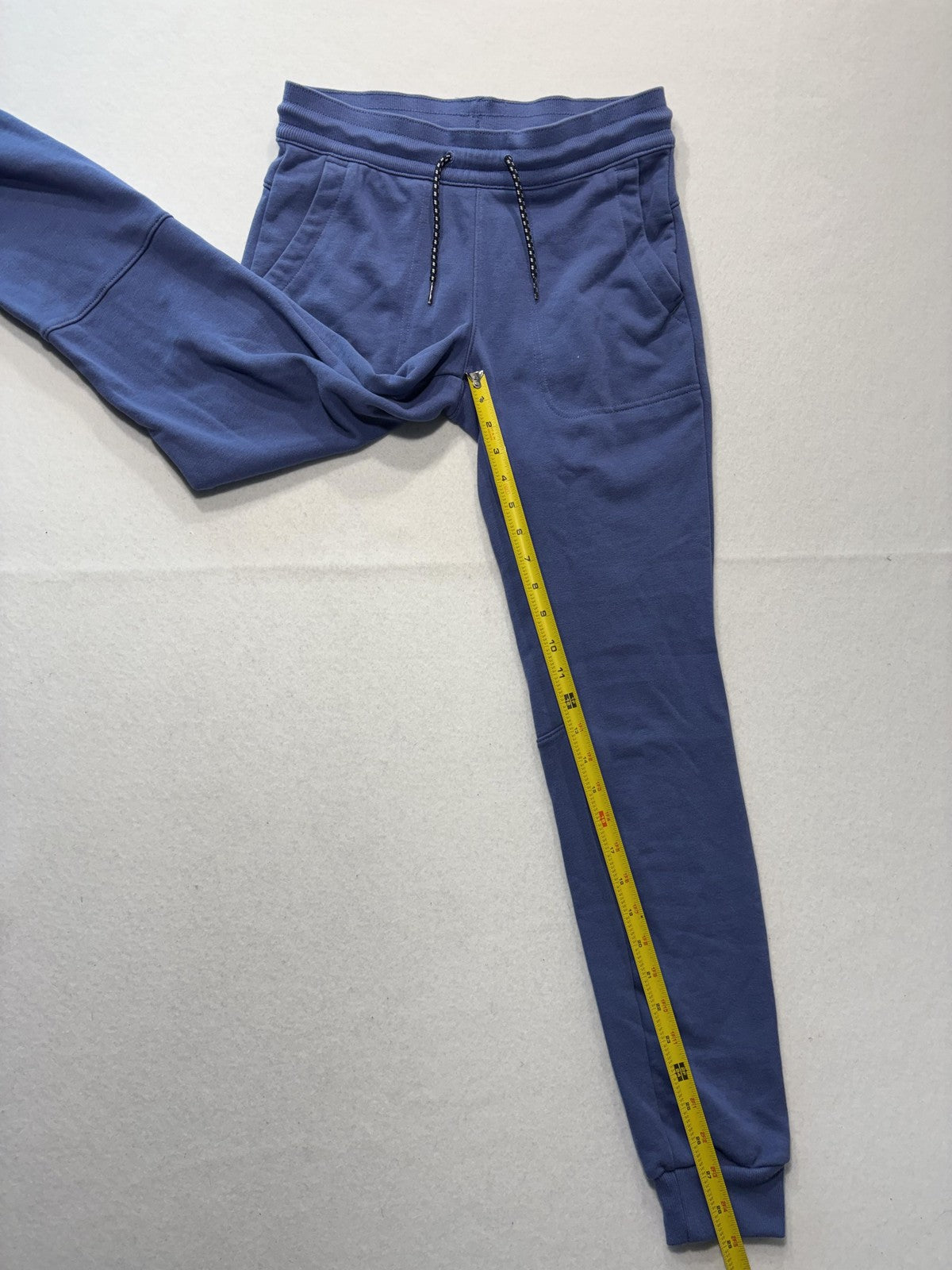 Columbia Jogger Pants Womens XS Blue Knit Elastic Waist Pocket Cuffed Lounge