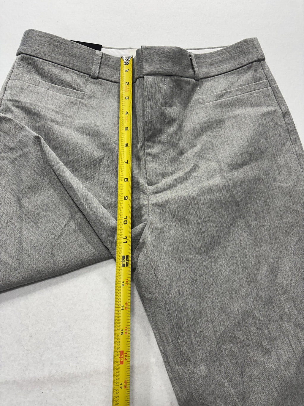 Banana Republic Dress Pants Womens 6 Gray High Rise Sloan Slim Stretch Twill