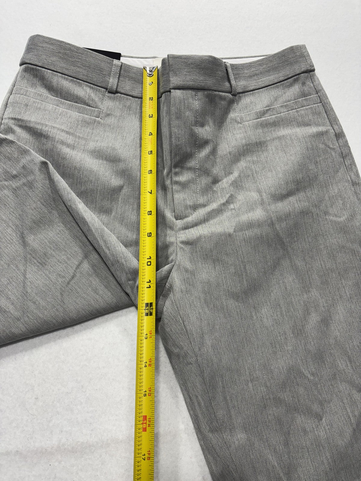 Banana Republic Dress Pants Womens 6 Gray High Rise Sloan Slim Stretch Twill