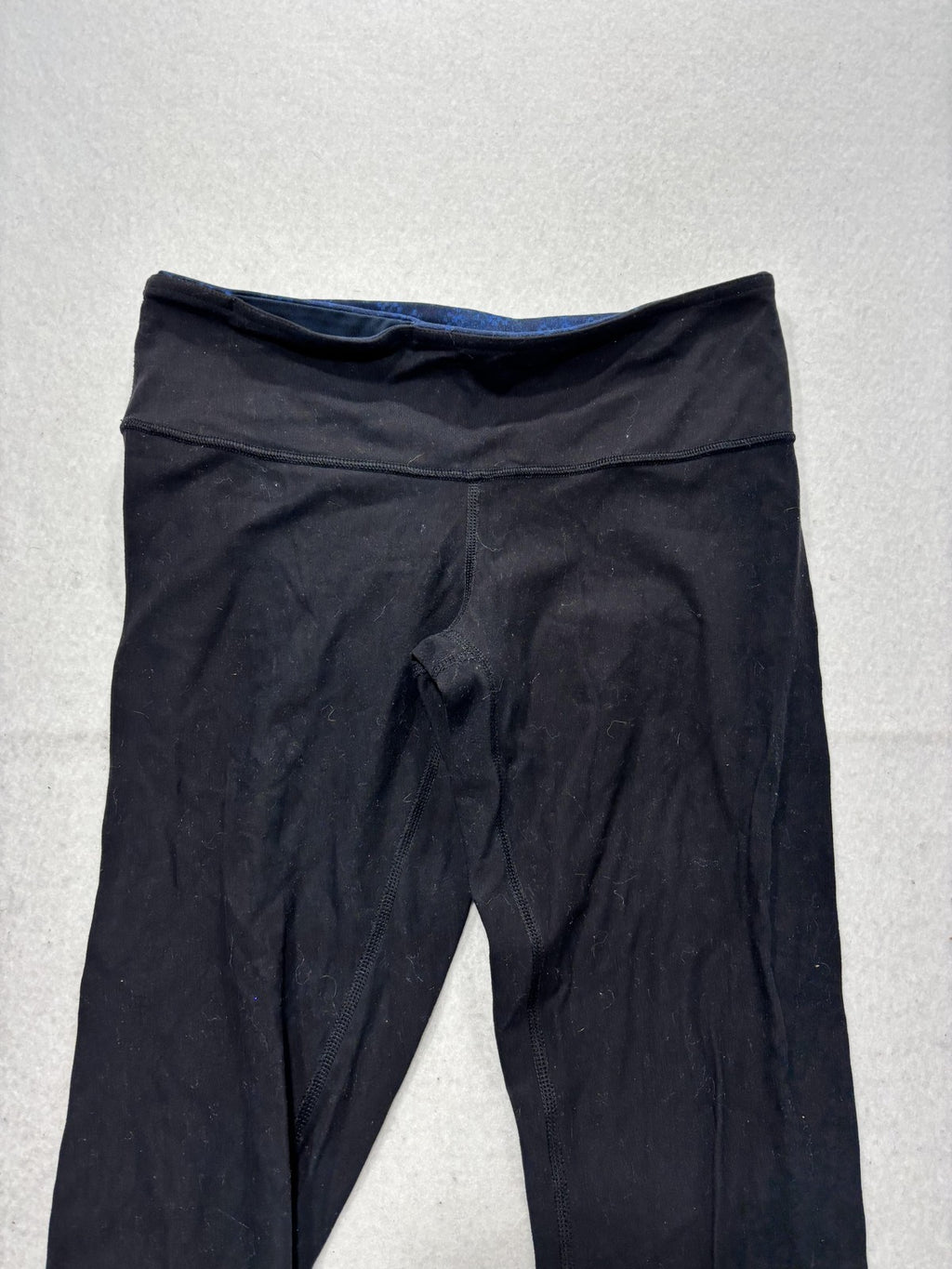 Lululemon Leggings Womens 6 Black 21.5" Inseam Capri Yoga Stretch Athletic Pants