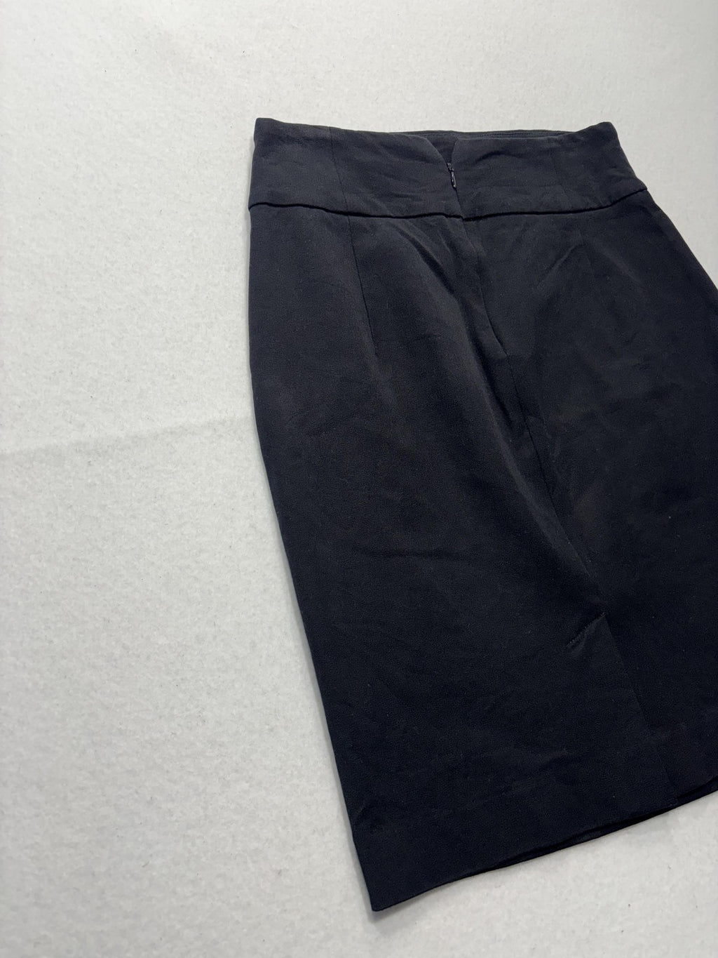 Banana Republic Skirt Womens 2 Black Stretch Knee Length Pencil Twill Work