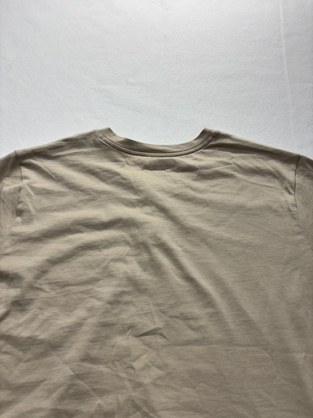 Columbia Shirt Mens Large Beige Short Sleeve Henley Logo T-Shirt Casual