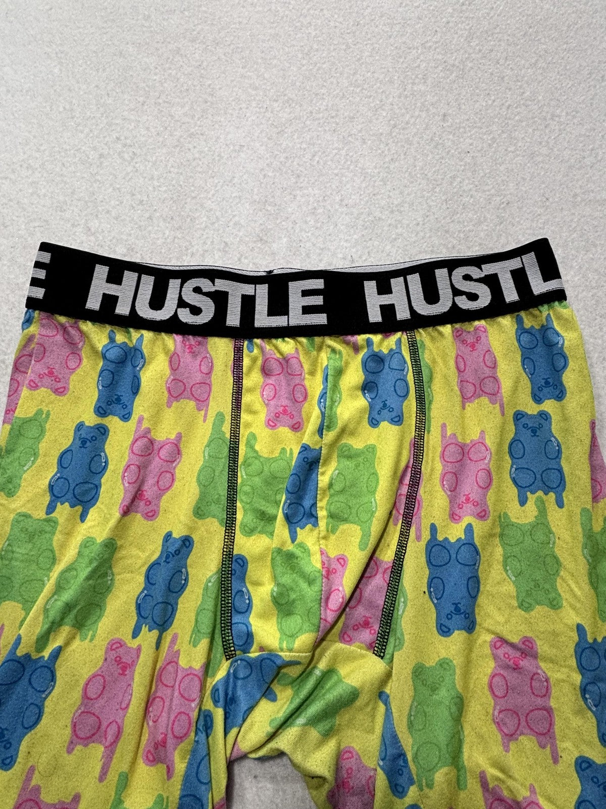 Rue21 Boxer Brief Underwear Mens Medium Multicolor Gummy Bear Print Hustle Band