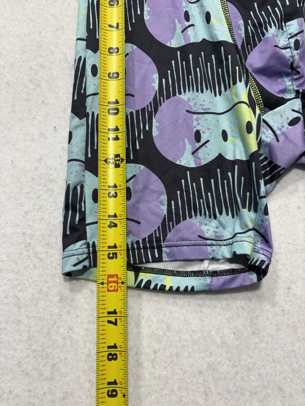 Rue21 Boxer Briefs Mens Medium Multicolor Drip Smiley Face Graphic Print Stretch