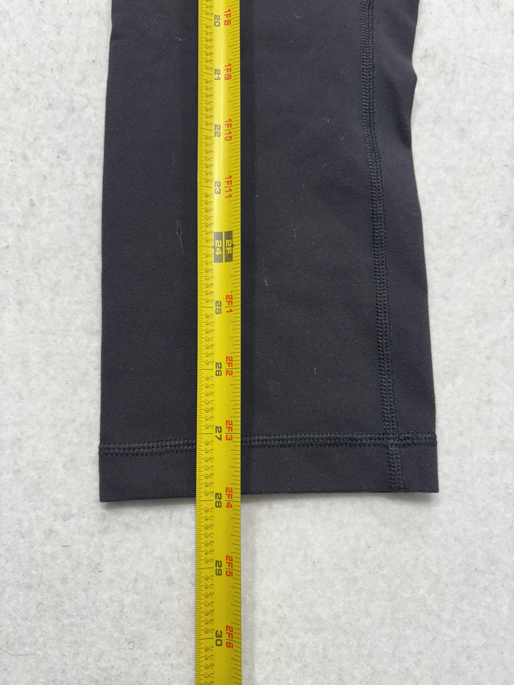 Lululemon Leggings Womens 8 Black 21" Inseam Capri Yoga Stretch Athletic Pants