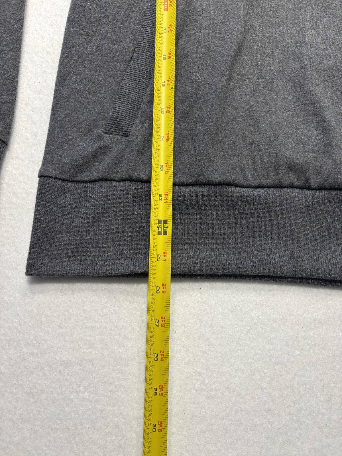 Banana Republic Sweatshirt Mens Large Gray Shawl Collar Henley Pockets Pullover