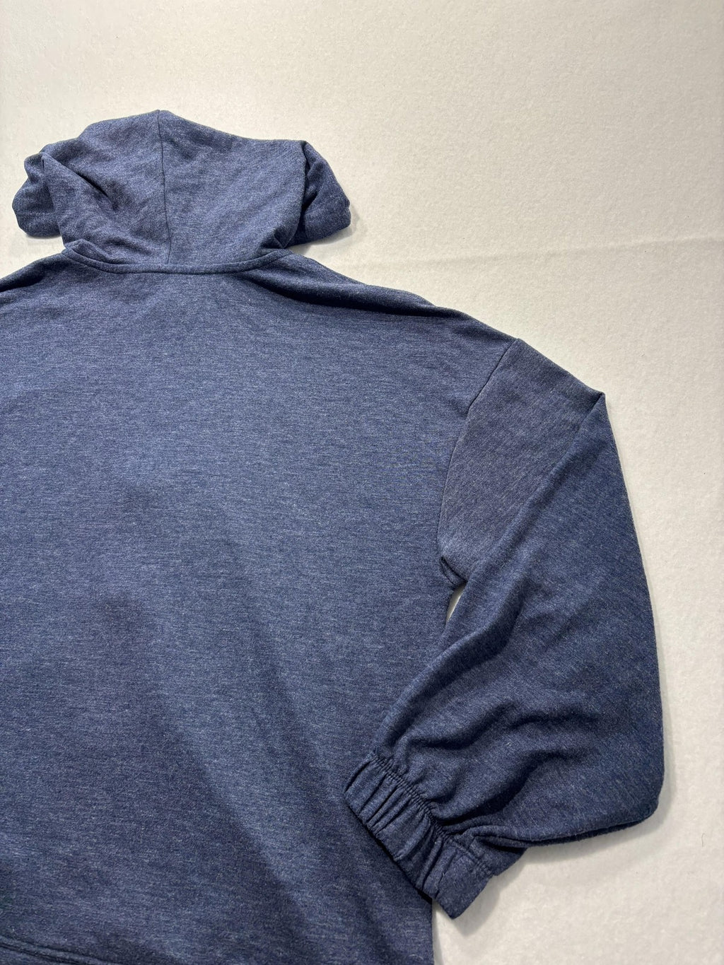Banana Republic Jacket Womens L Petite Blue Hooded Full Zip Knit Relaxed Casual
