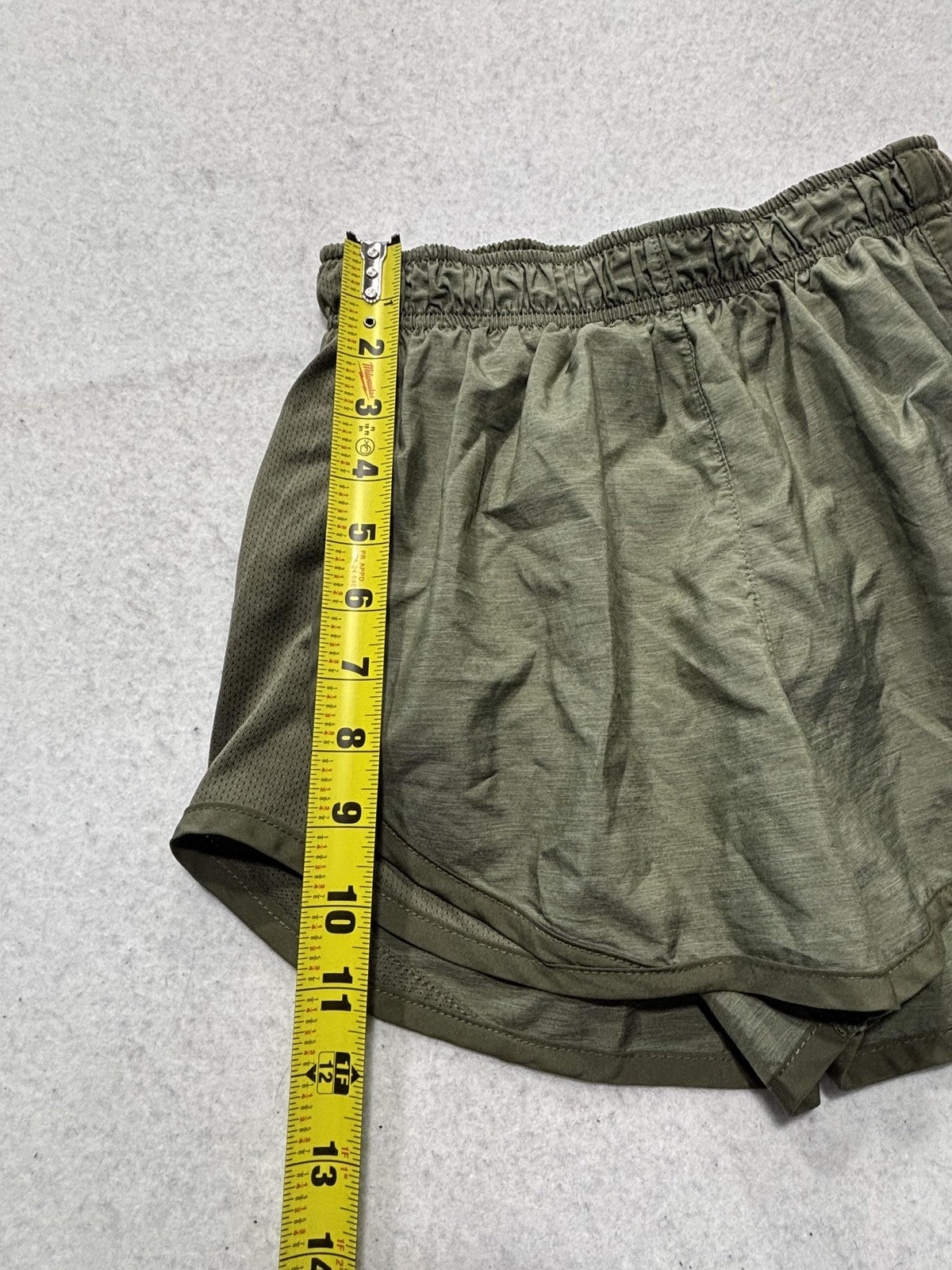 Nike Running Shorts Womens XS Green Dri-FIT 3" Inseam Lined Lightweight Athletic