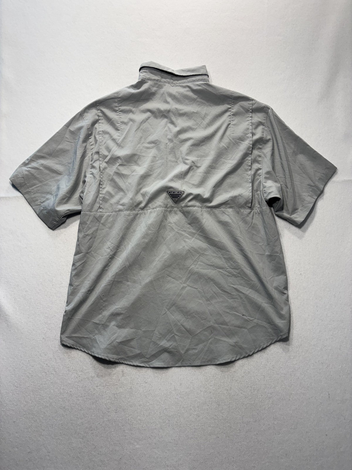 Houston Astros Shirt Mens Large Gray MLB Baseball Columbia PFG Omni Shade