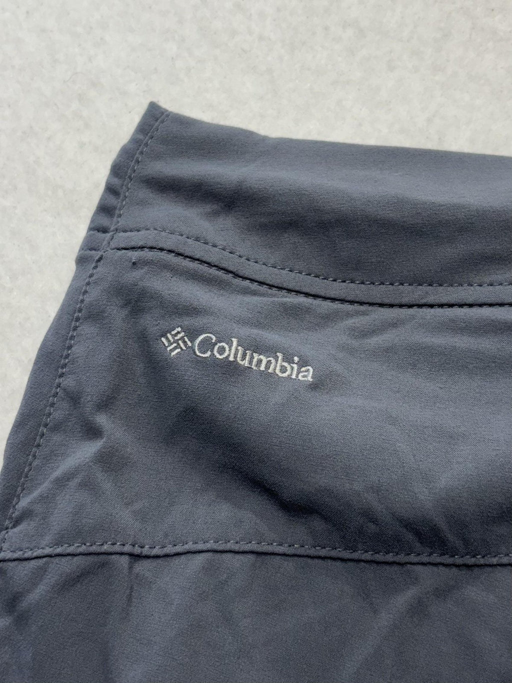 Columbia Track Pants Womens 6 Gray Drawstring Stretch Hiking Outdoor Travel