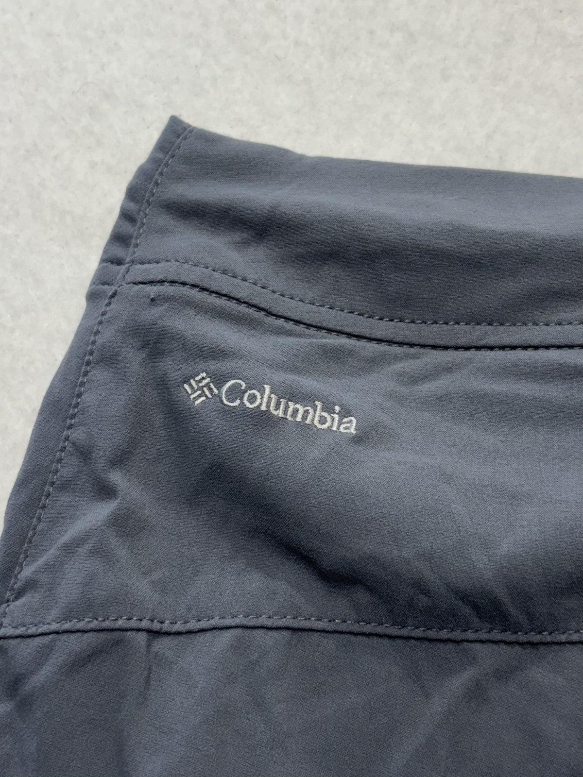 Columbia Track Pants Womens 6 Gray Drawstring Stretch Hiking Outdoor Travel