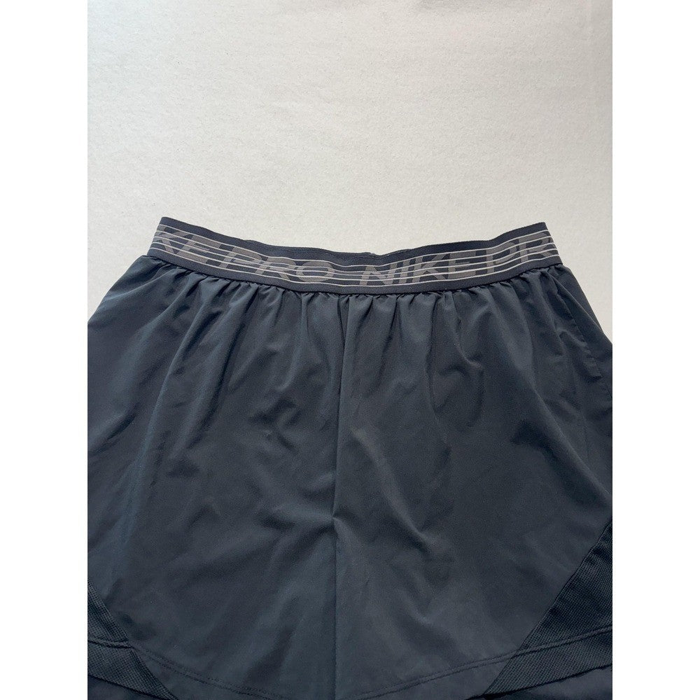 Nike Pro Dri-FIT Shorts Mens Large Black 5" Inseam Lined Running Lightweight