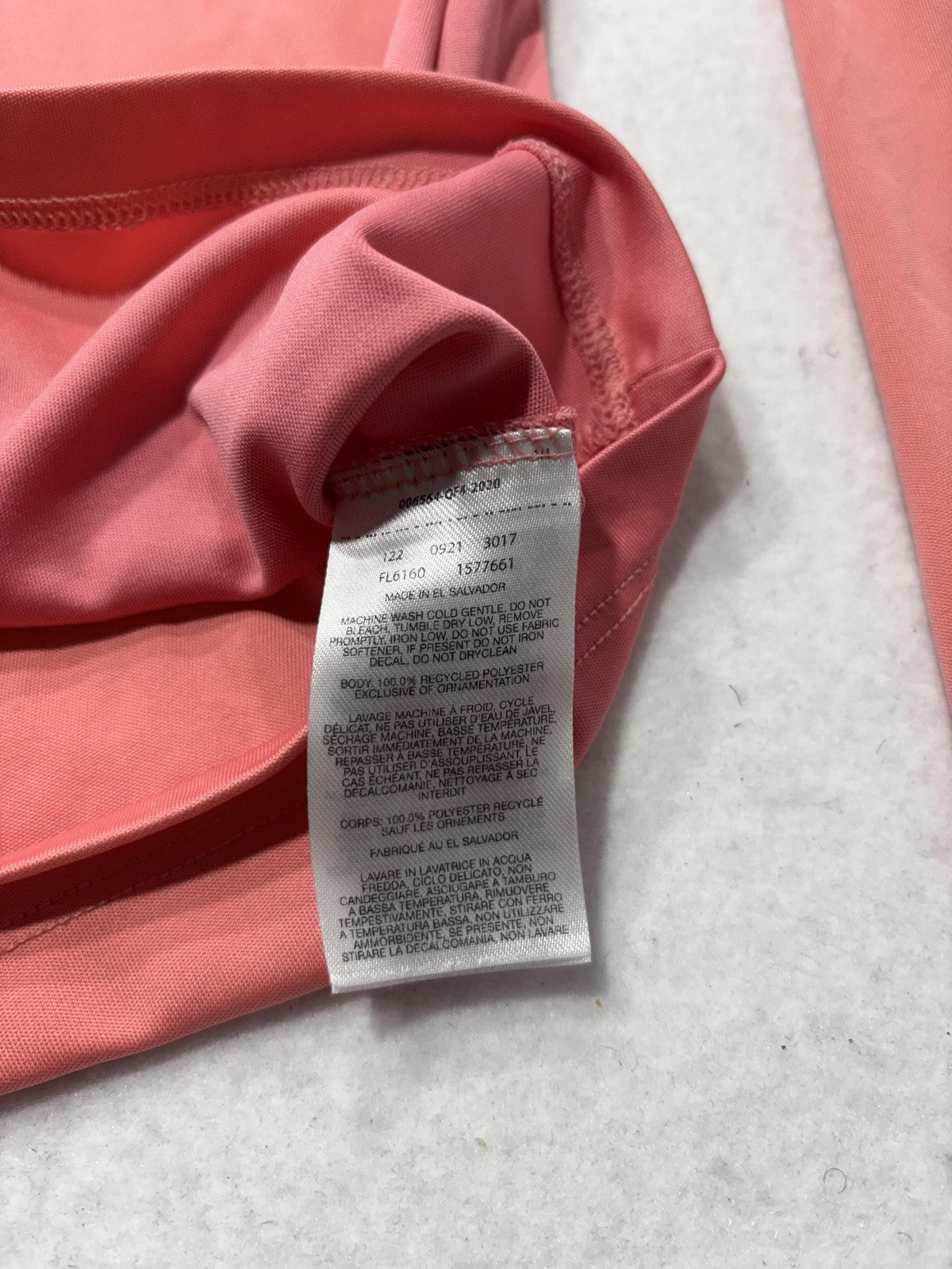 Columbia PFG Omni-Shade Shirt Mens Medium Pink Long Sleeve Fishing Lightweight