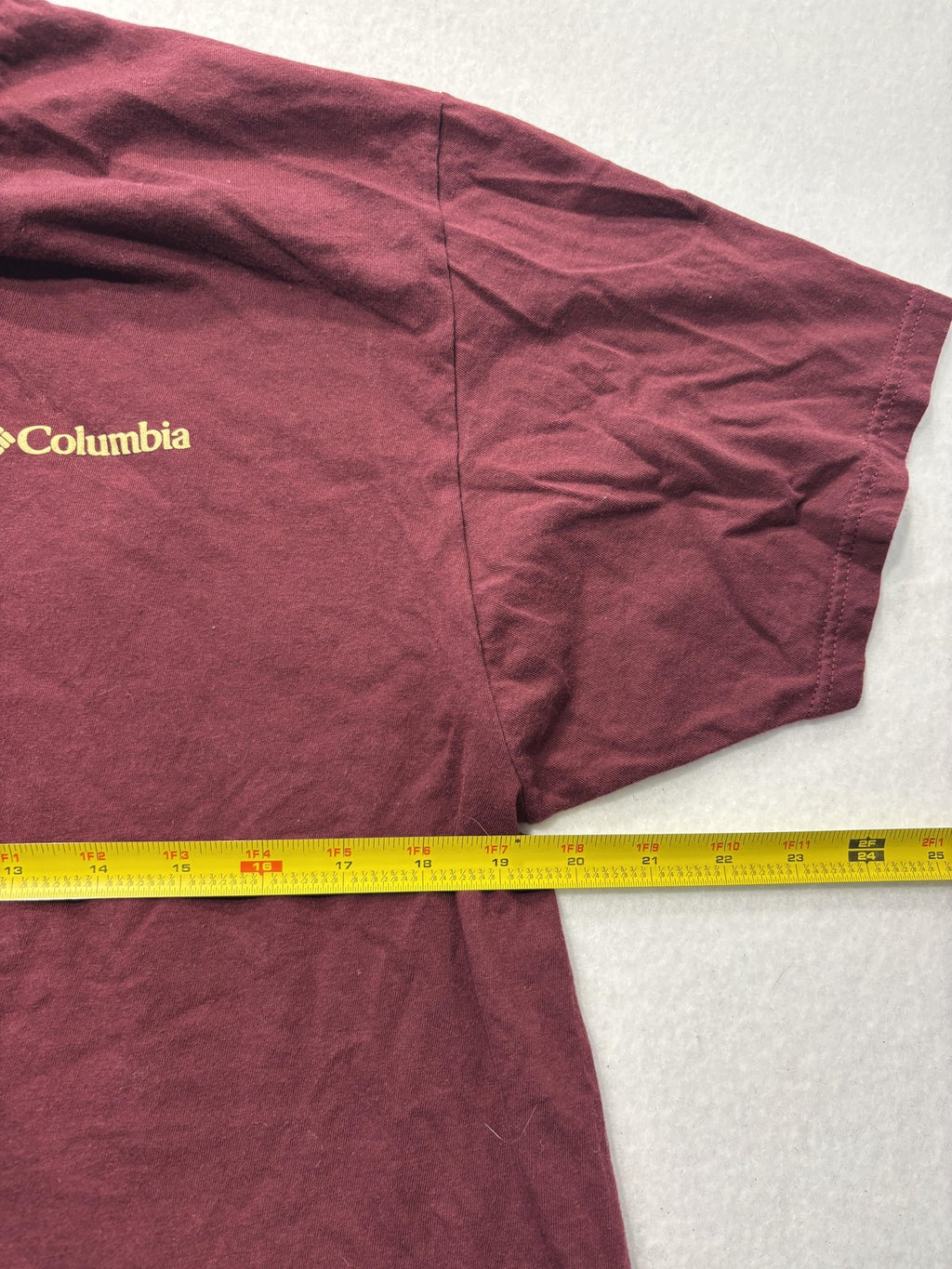 Columbia Shirt Mens XL Red Texas Graphic Tee Short Sleeve Cotton Outdoor