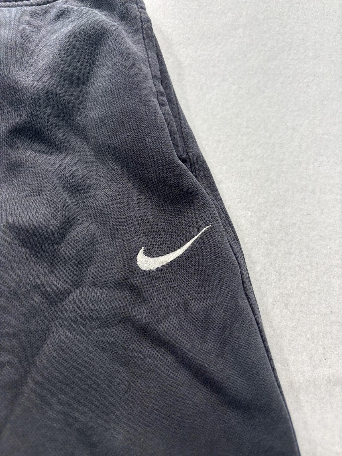 Nike Jogger Pants Mens Large Gray Fleece Elastic Waist Tapered Athletic Pockets