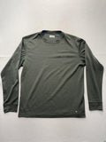 Columbia Omni-Wick Shirt Mens XL Green Long Sleeve Raglan Tee Lightweight Active