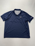 Columbia PFG Omni-Shade Polo Shirt Mens XL Blue Star Logo Fishing UV Protection
