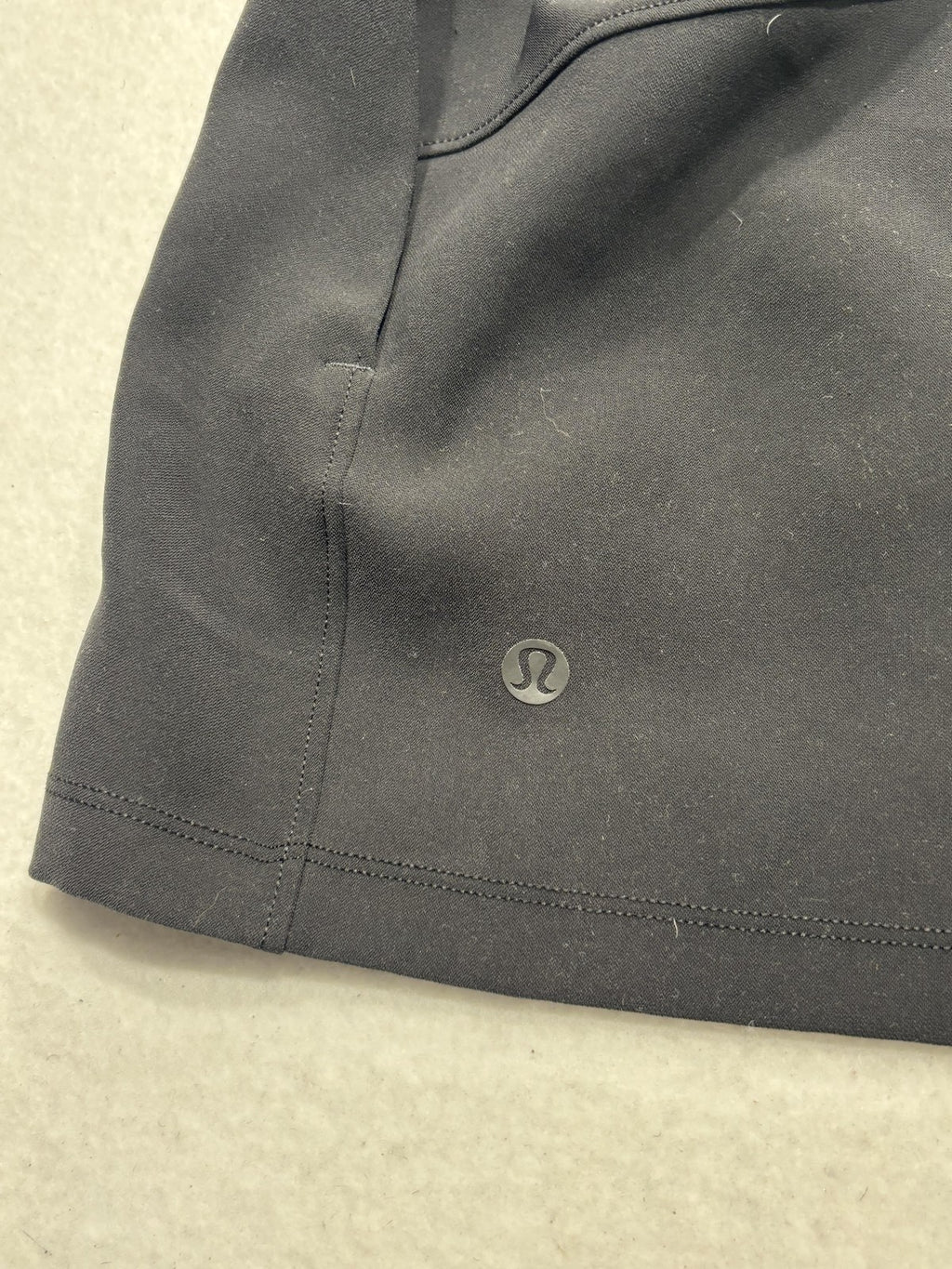 Lululemon Running Shorts Womens 6 Black 3" Inseam Drawstring Pockets Athletic