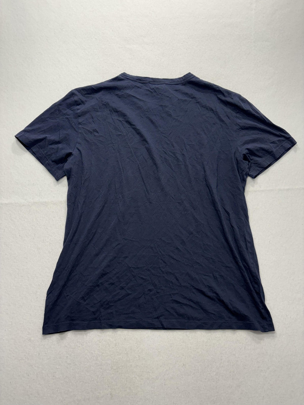 7 For All Mankind Shirt Mens Large Blue Pima Cotton Crew Neck Tee Casual