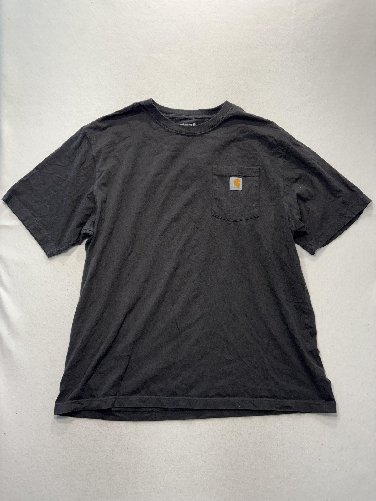 Carhartt Shirt Mens XL Black K87 Loose Fit Pocket T-Shirt Short Sleeve Workwear