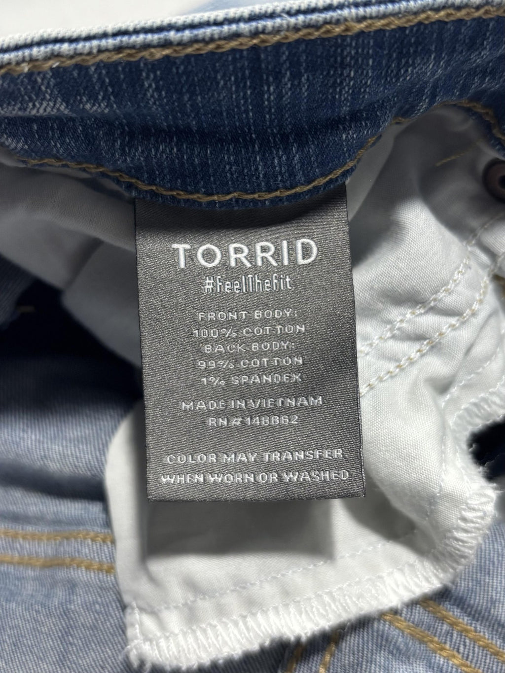 Torrid Jeans Womens 14 Plus Blue Light Wash High Rise Straight Distressed 36x30