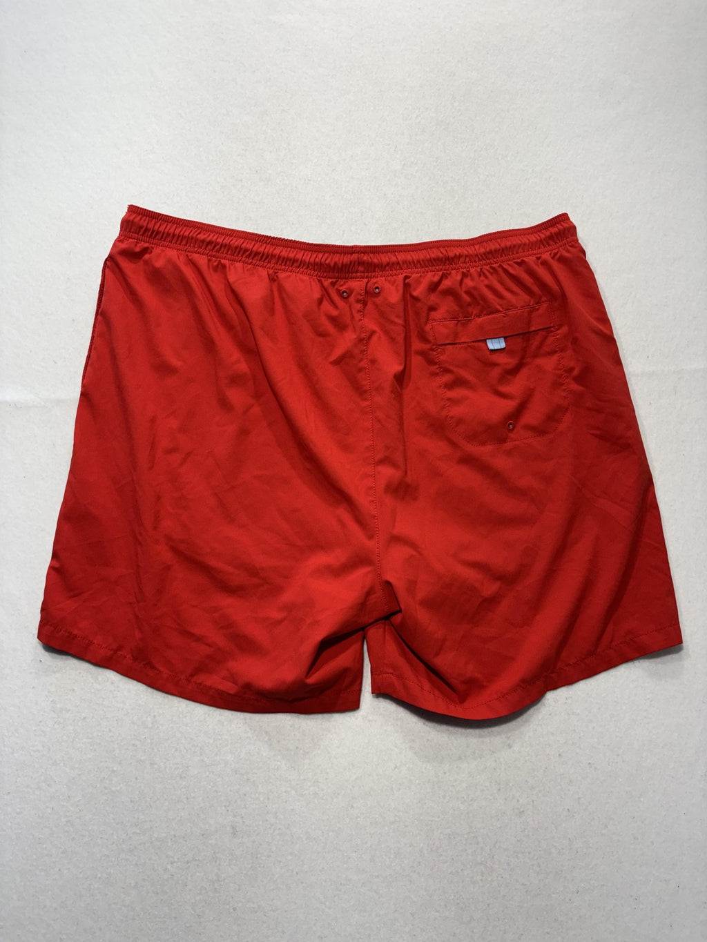 Tommy Bahama Swim Shorts Mens Big 2XLT Red Elastic Waist Mesh Lined Quick Dry