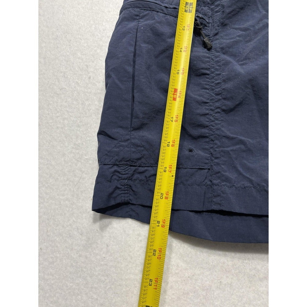 Columbia Mens Medium Blue Swim Shorts Elastic Waist Quick Dry Lined Cargo Trunks