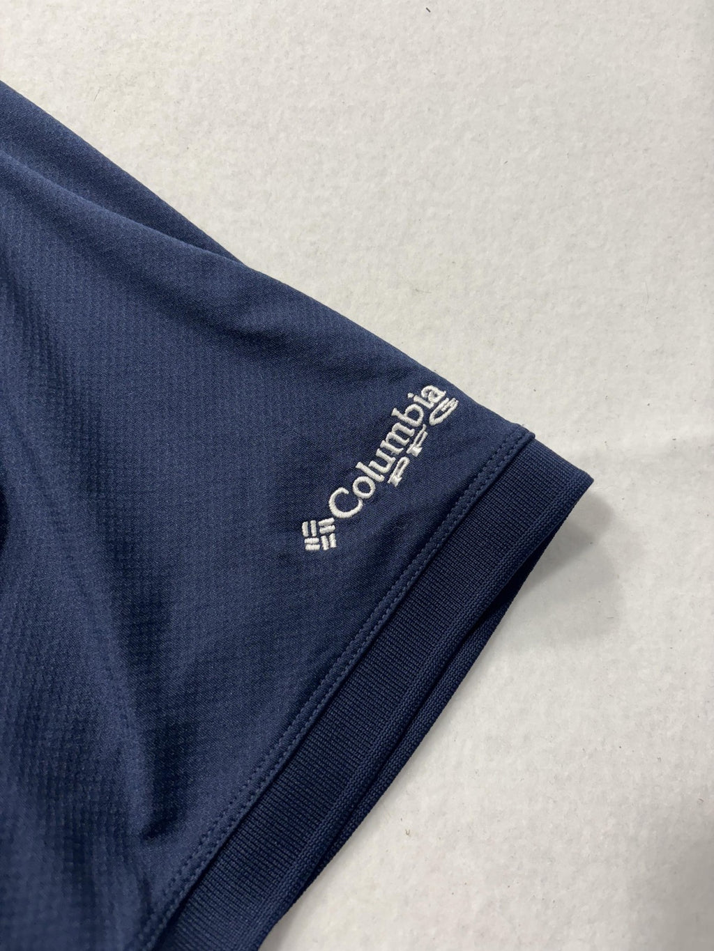 Columbia PFG Omni-Shade Polo Shirt Mens XL Blue Star Logo Fishing UV Protection