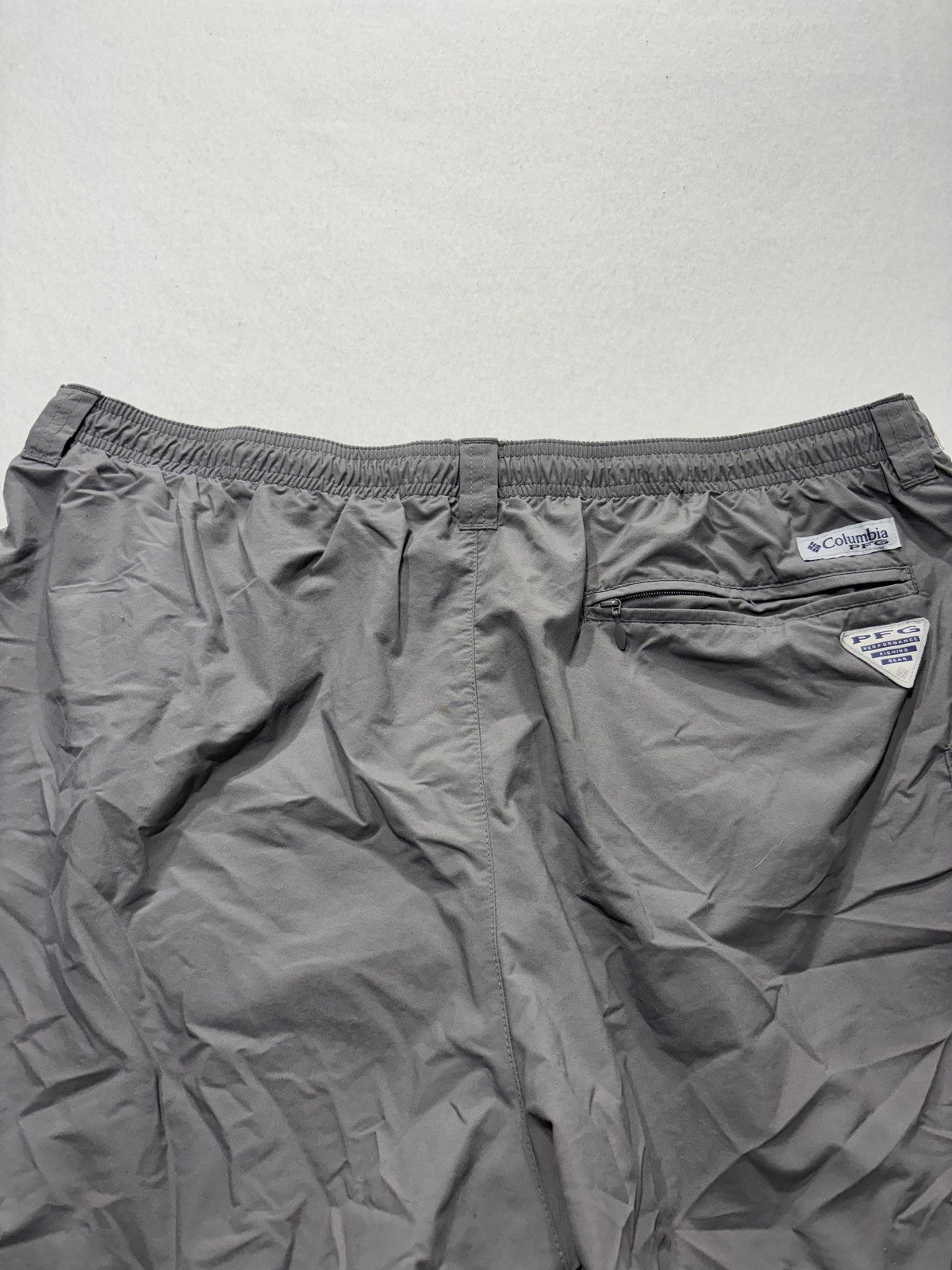 Columbia PFG Omni-Shade Swim Shorts Mens Big 1X Gray Fishing Quick Dry Lined