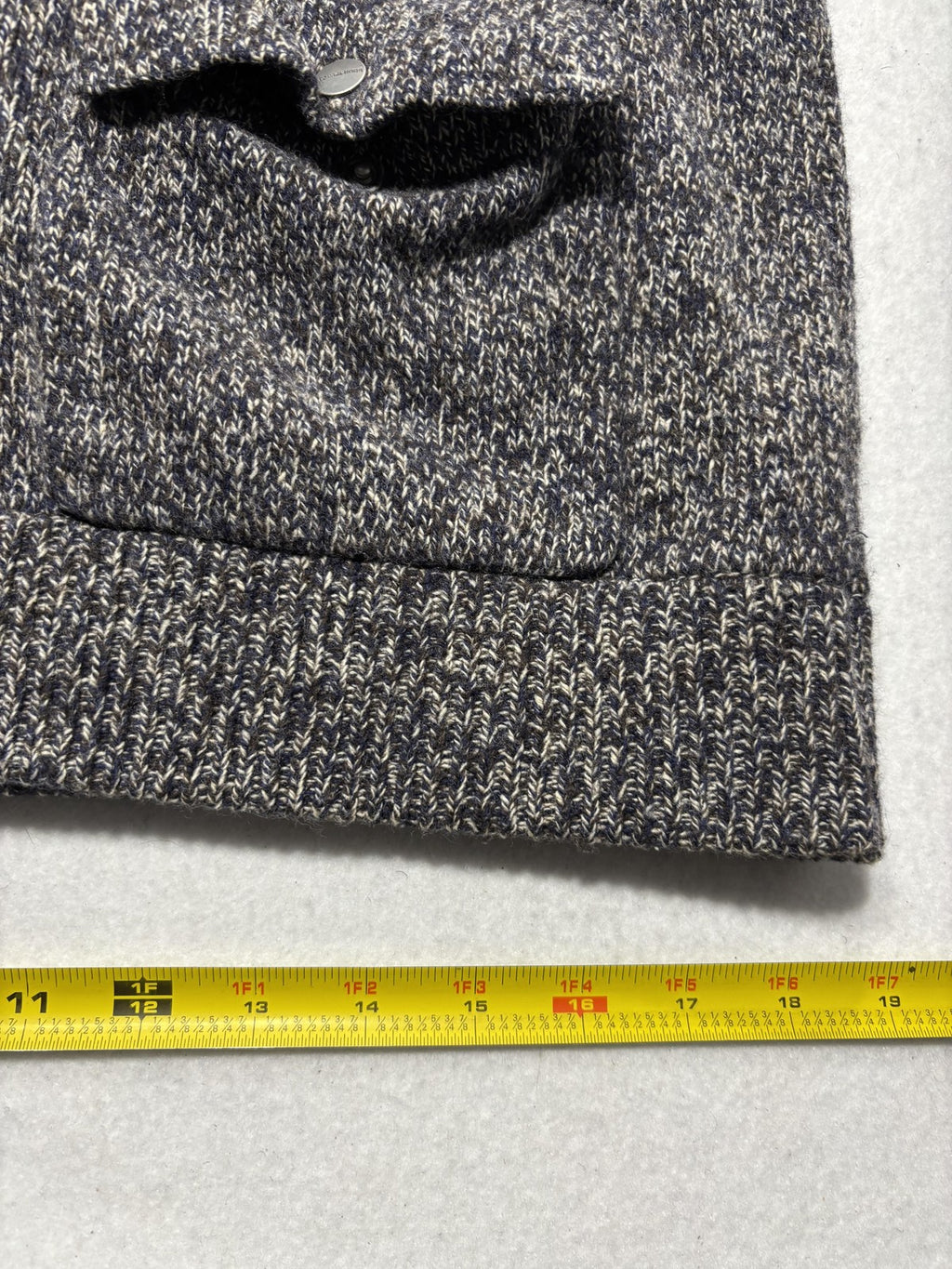MICHAEL Michael Kors Sweater Womens Medium Gray Hooded Full Zip Knit Pockets