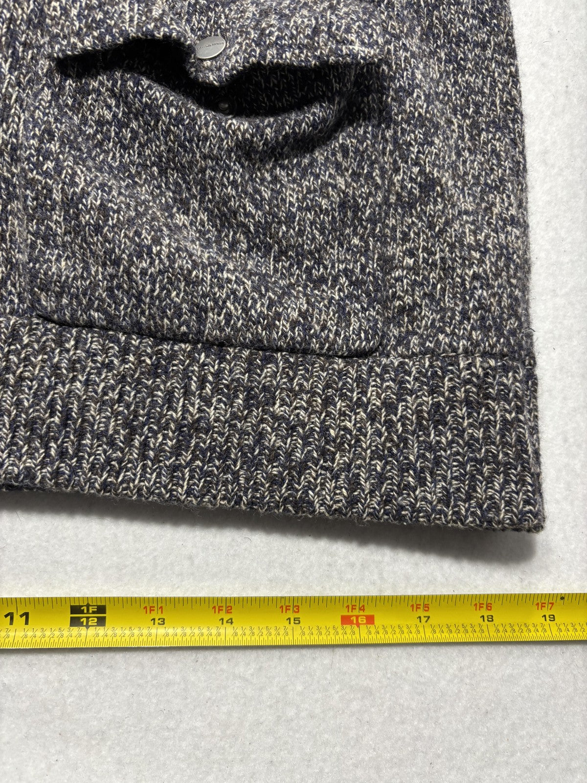 MICHAEL Michael Kors Sweater Womens Medium Gray Hooded Full Zip Knit Pockets