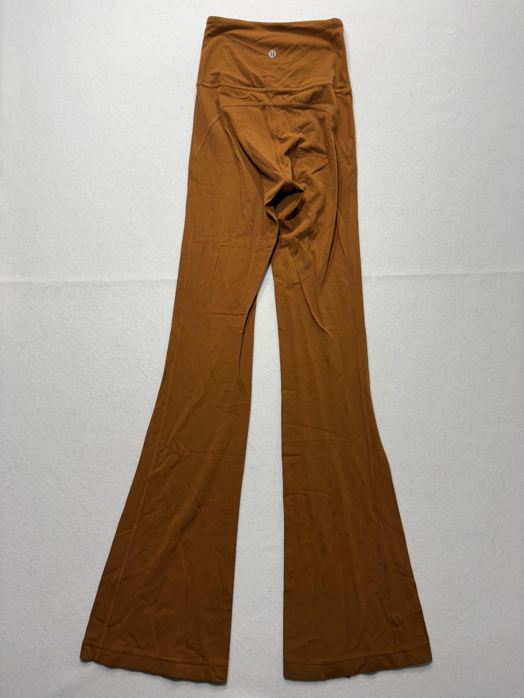 Lululemon Track Pants Womens 0 Brown High Rise Flare Elastic Waist Yoga Stretch