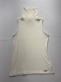 MICHAEL Michael Kors Tank Womens Medium White Turtleneck Sleeveless Jersey Top