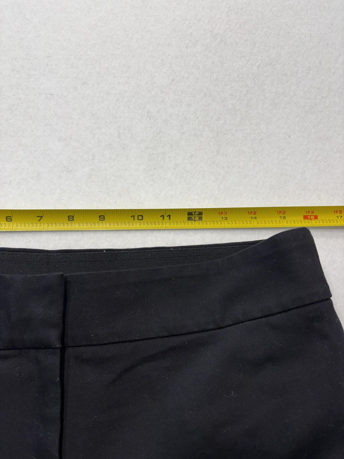 MICHAEL Michael Kors Dress Pants Womens 10 Black Twill Slim Ankle Pull On Work