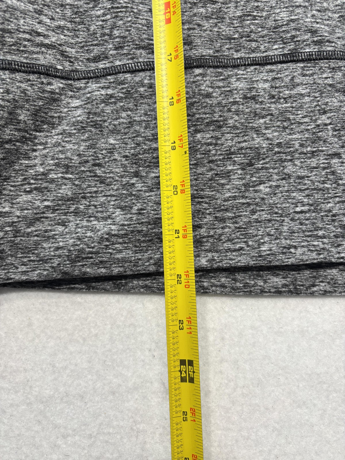 Lululemon Sweatshirt Womens 8 Gray Cowl Neck Zip Pocket Raglan Knit Pullover