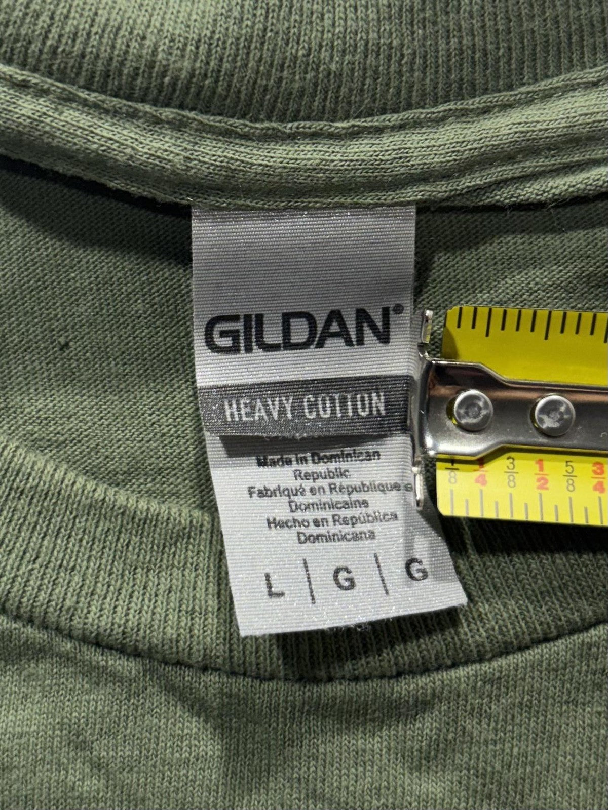 Gildan Shirt Mens Large Green Sequoia National Park Camping Hiking Graphic Tee