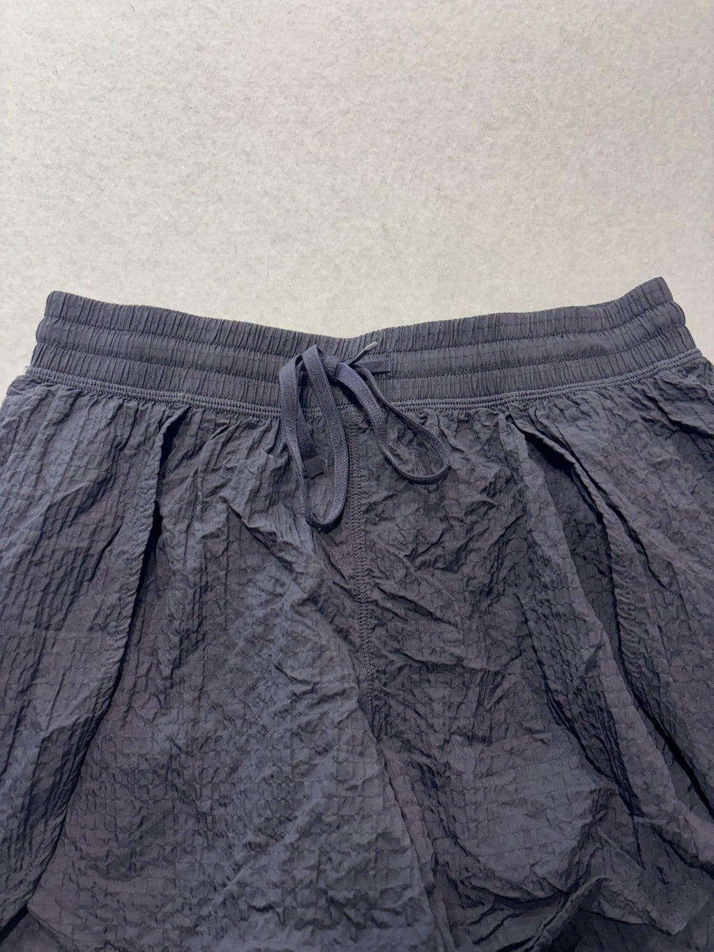 Lululemon Running Shorts Womens XXS Black Crinkle 3" Inseam Lined Athletic