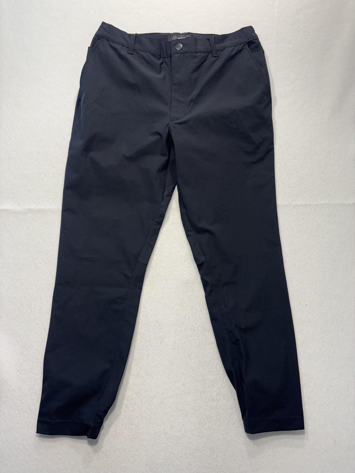 Cuts AO Jogger Pants Mens Large Black Elastic Waist Slim Tapered Stretch Casual