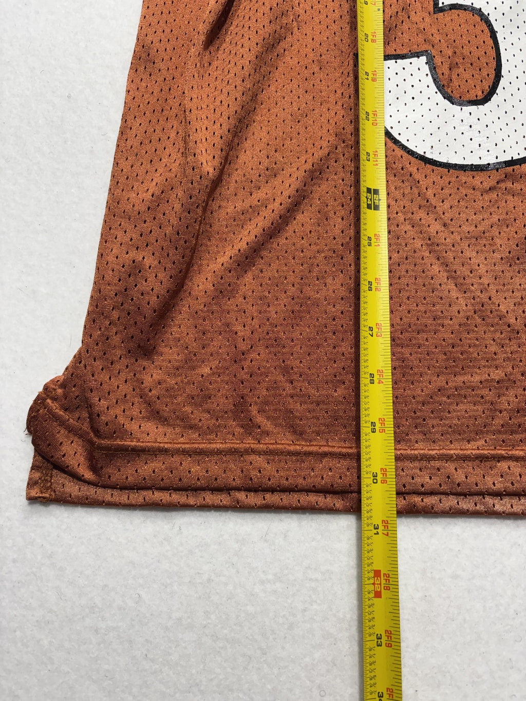 Texas Longhorns Jersey Mens 2XL Orange NCAA Football Russell Athletic Team Issue