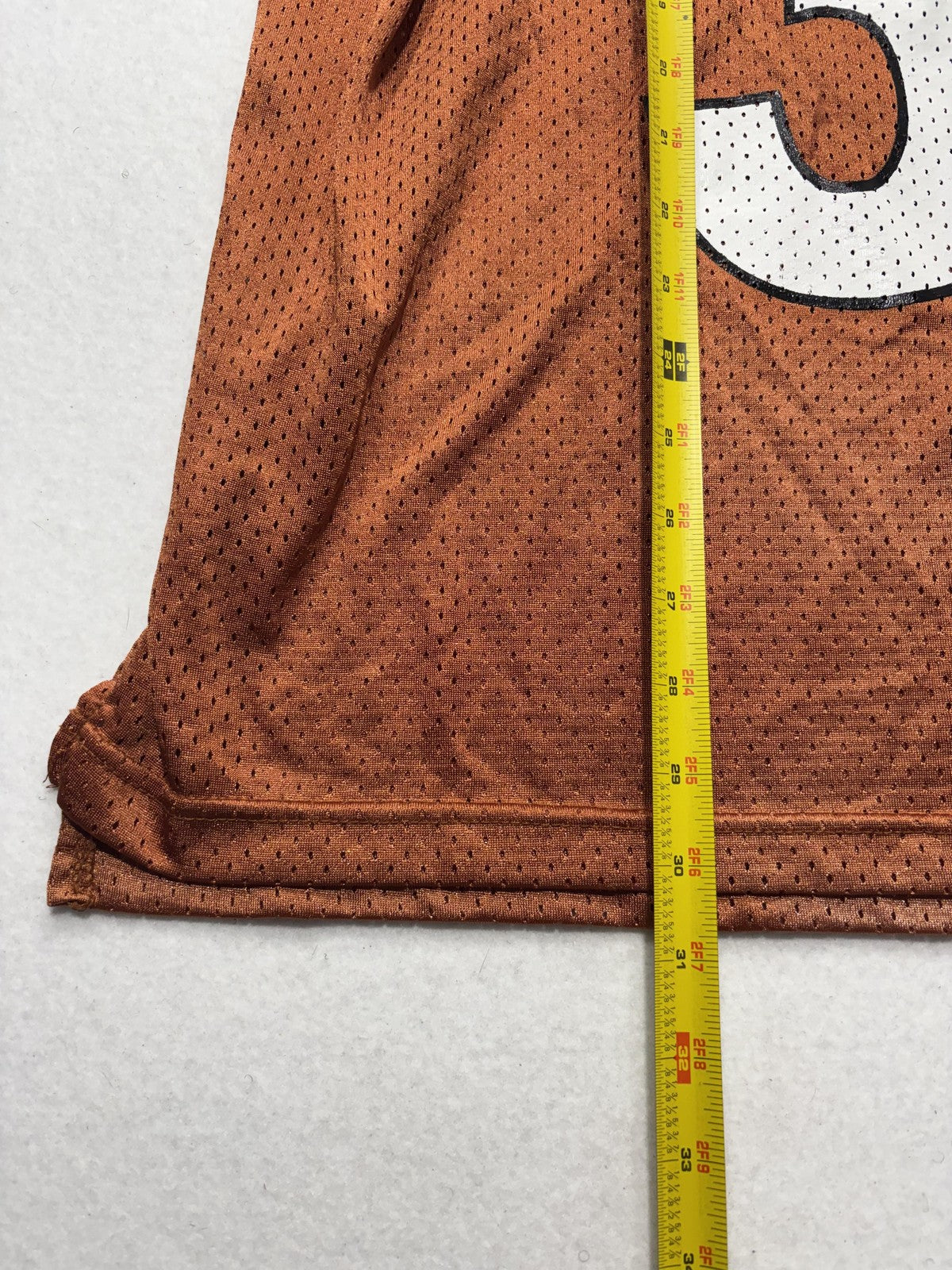 Texas Longhorns Jersey Mens 2XL Orange NCAA Football Russell Athletic Team Issue