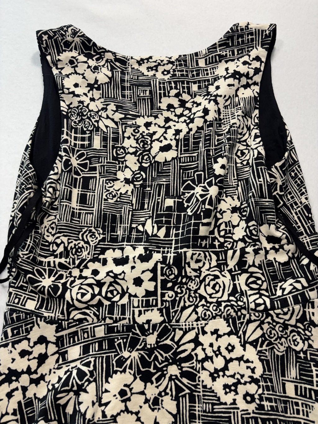 Maeve Dress Womens Small Black Floral V Neck Sleeveless Maxi Anthropologie Boho
