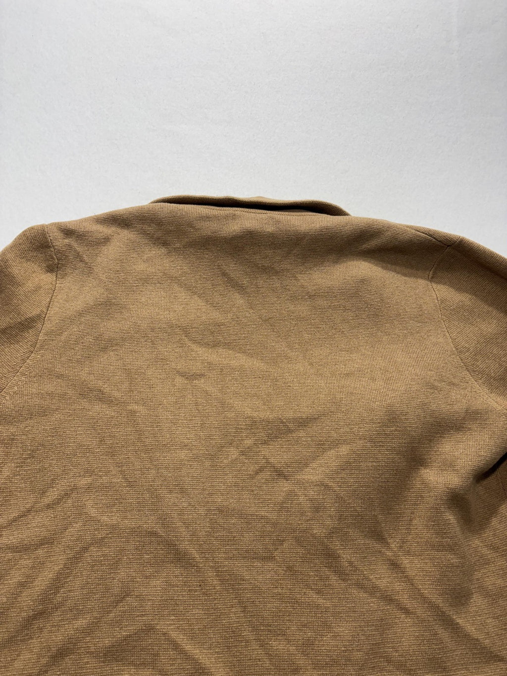 J.Crew Blazer Womens L Brown Knit Cotton One Button Lightweight Jacket Casual