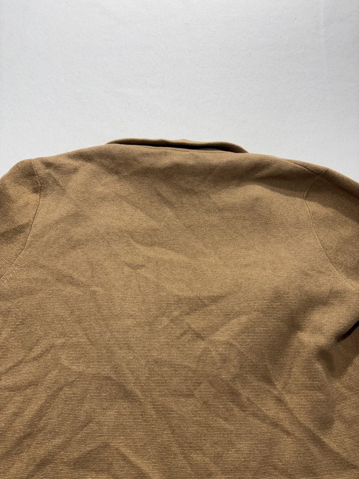 J.Crew Blazer Womens L Brown Knit Cotton One Button Lightweight Jacket Casual
