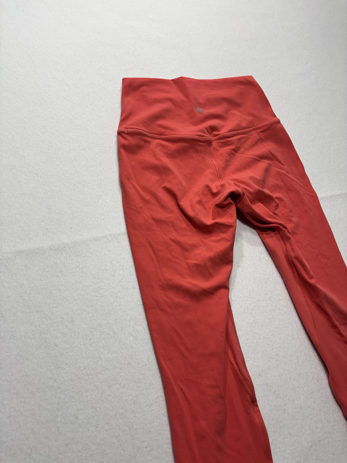 Lululemon Leggings Womens XS Red High Rise 26" Inseam Ankle Yoga Stretch Active
